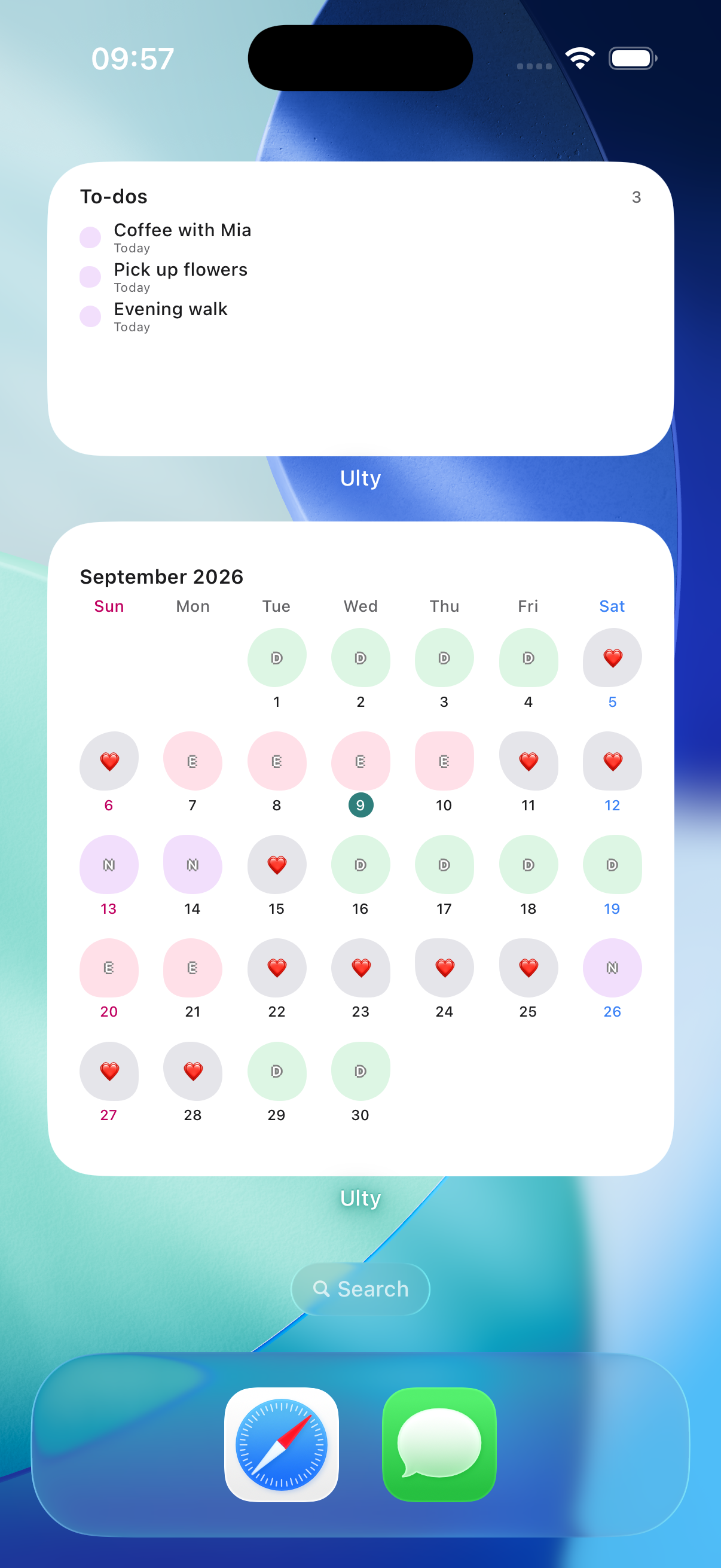 Ulty Home Screen Widgets